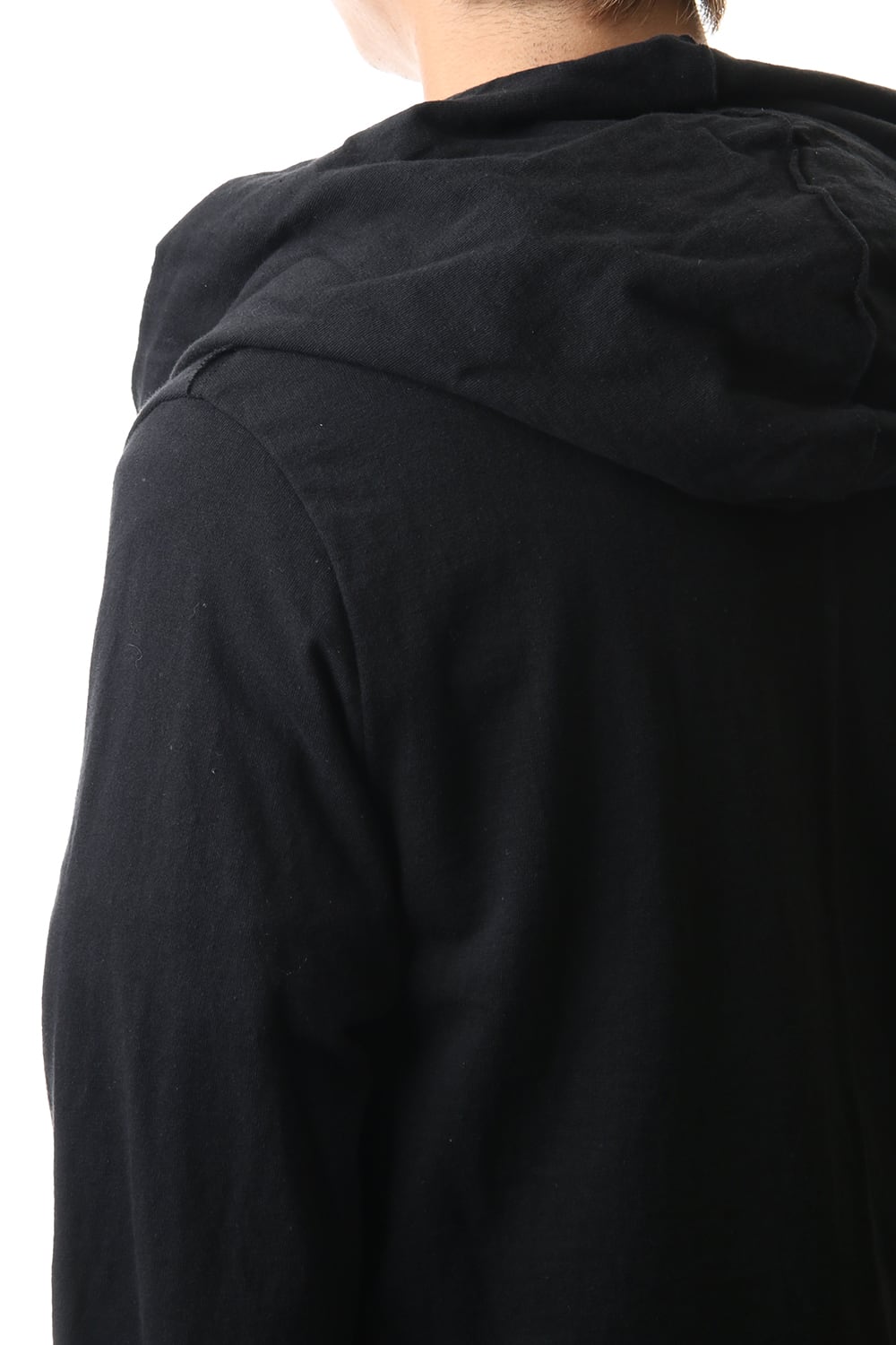 Layered Hoodie(long) - Black