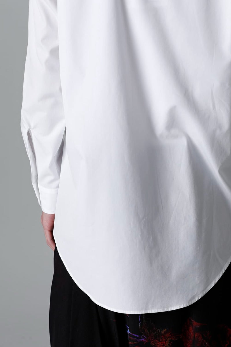 100/2 Cotton broad Napoleon shirt White