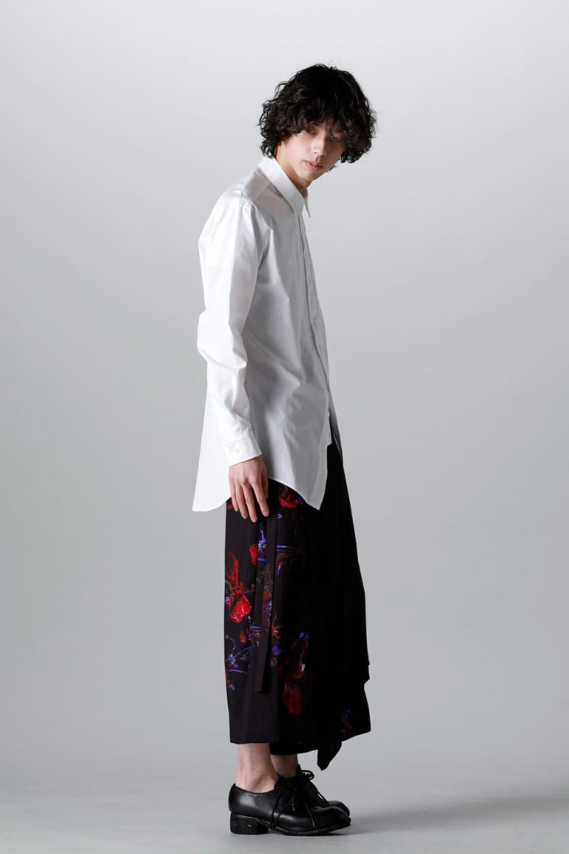 100/2 Cotton broad Napoleon shirt White