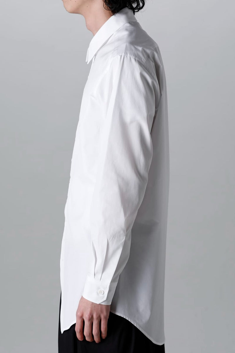 100/2 Cotton broad Napoleon shirt White