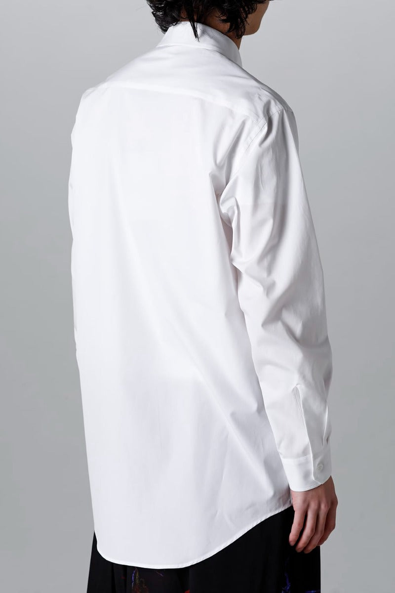 100/2 Cotton broad Napoleon shirt White