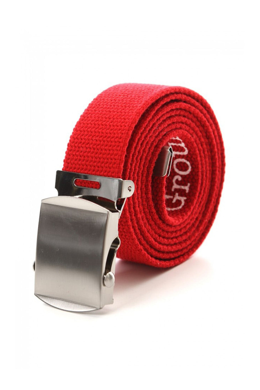 ロゴ ベルト レッド