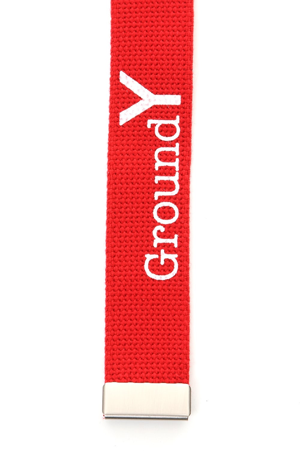 ロゴ ベルト レッド