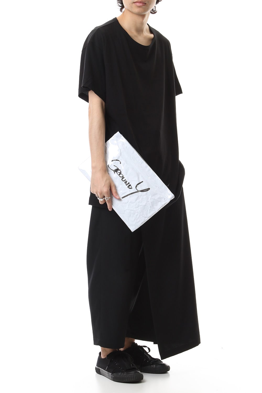 ポリビニール クロライド クラッチ バッグ ホワイト