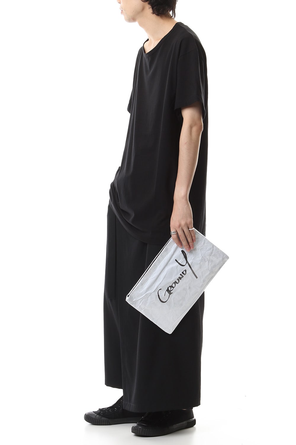 ポリビニール クロライド クラッチ バッグ ホワイト