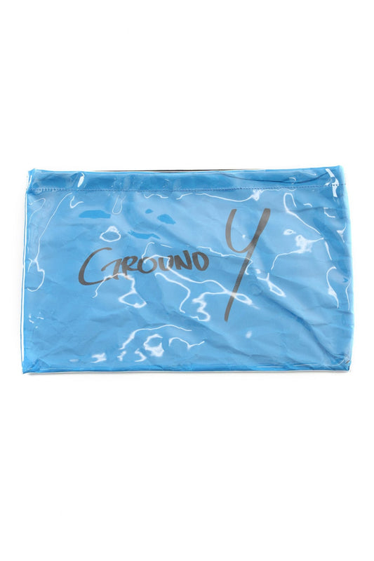 Polyvinyl Chloride Clutch bag Blue