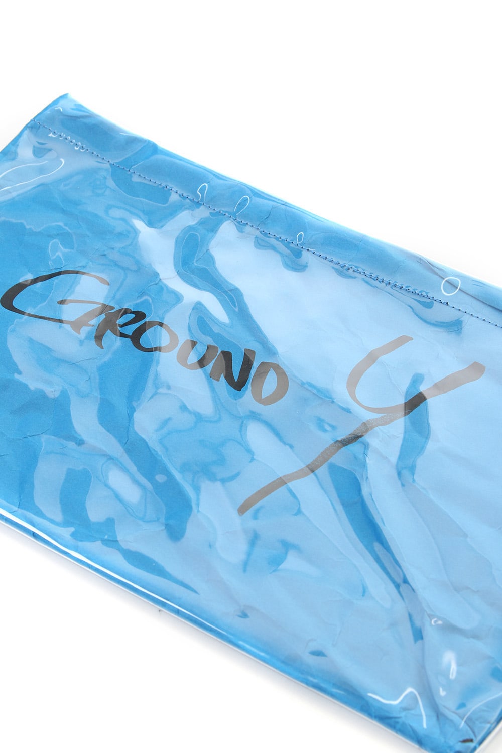 ポリビニール クロライド クラッチ バッグ ブルー