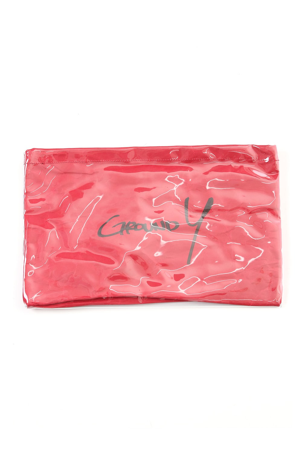 Polyvinyl Chloride Clutch bag Red