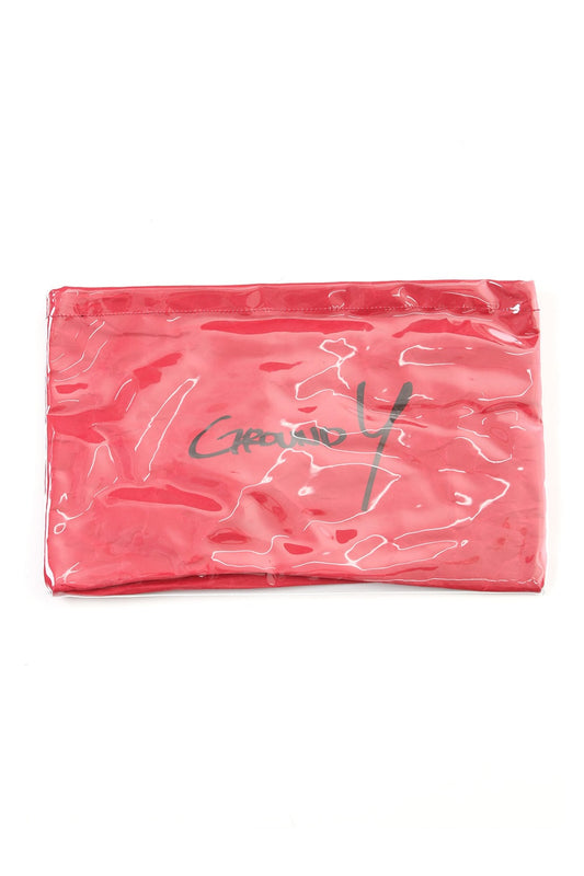 Polyvinyl Chloride Clutch bag Red