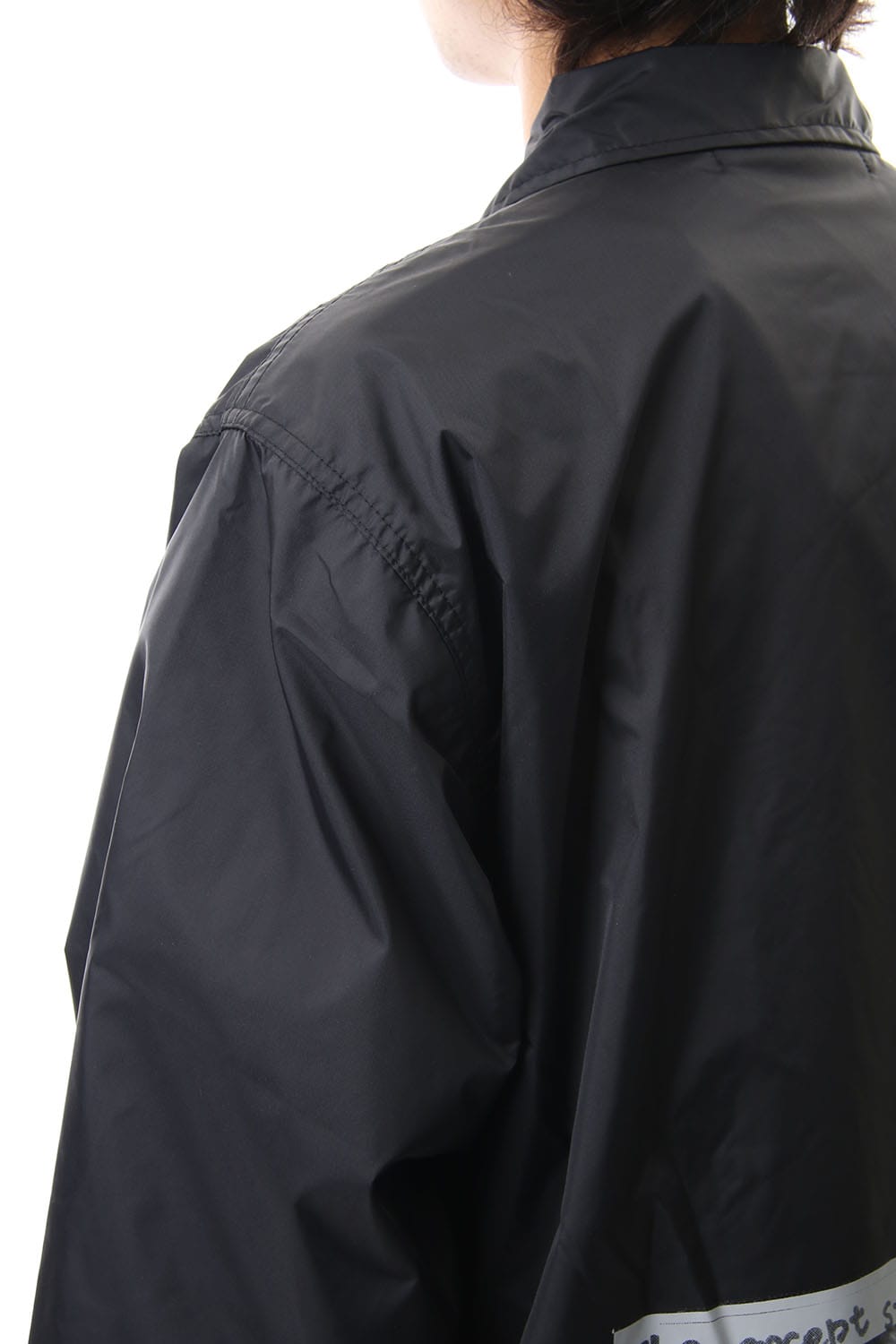 Emblem/Rin print nylon coat jacket