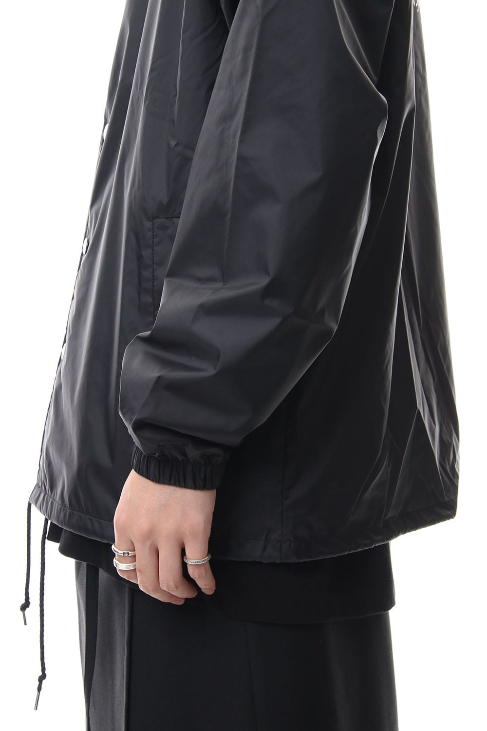 Logo print coach jacket