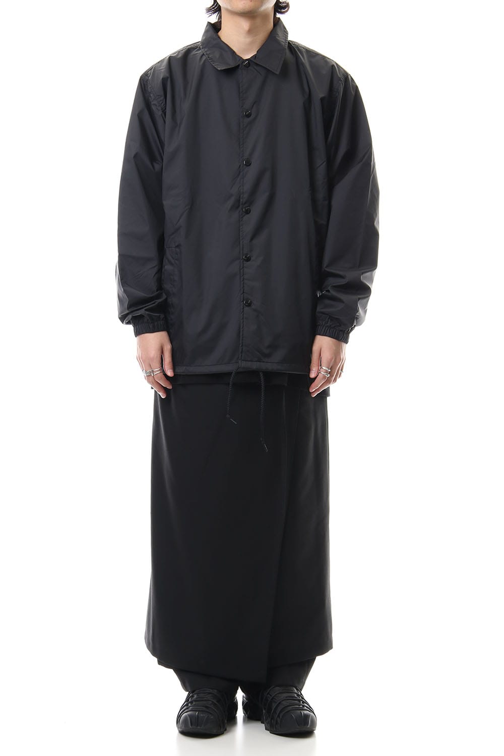 Logo print coach jacket