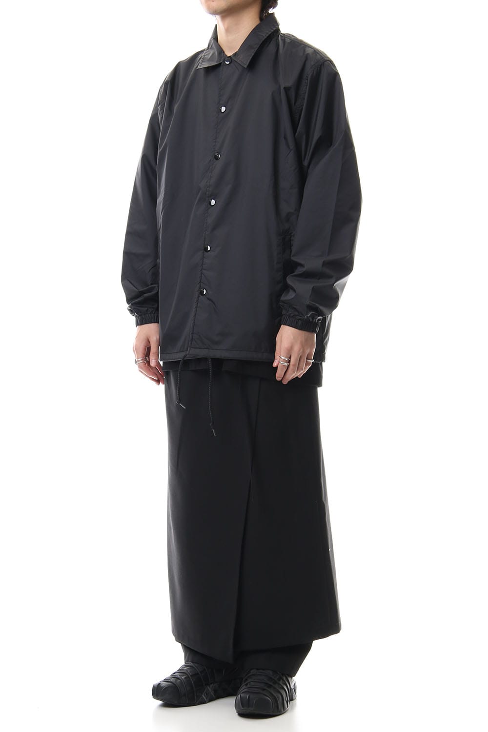 Logo print coach jacket