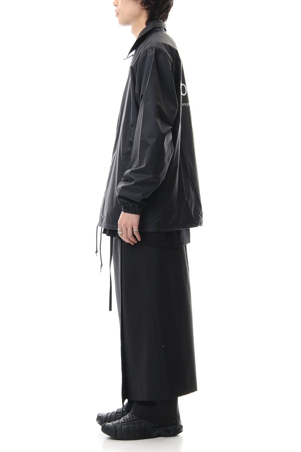 Logo print coach jacket