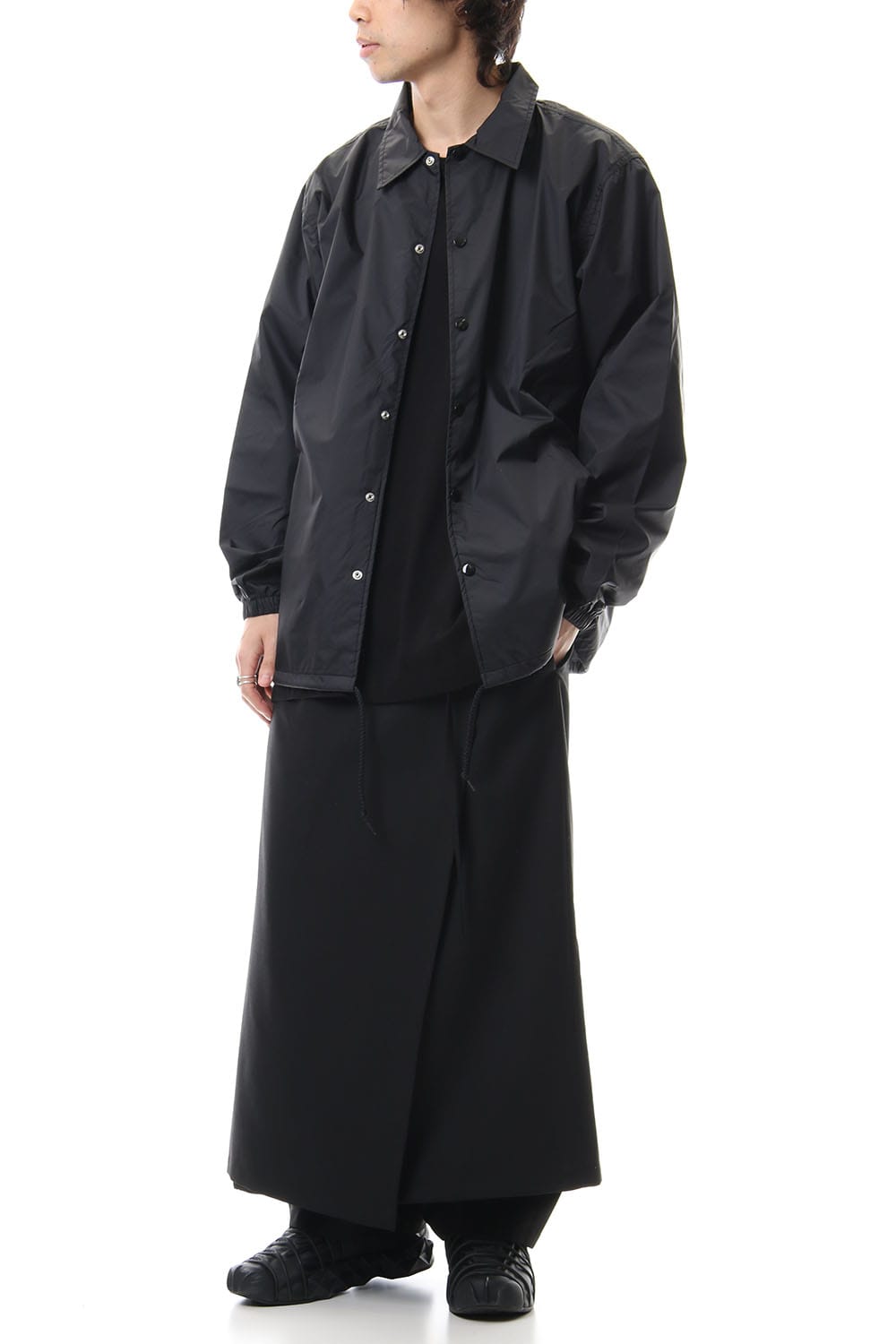 Logo print coach jacket