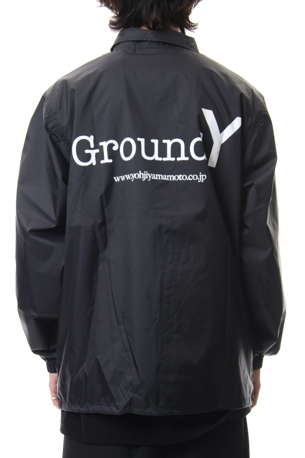 Logo print coach jacket