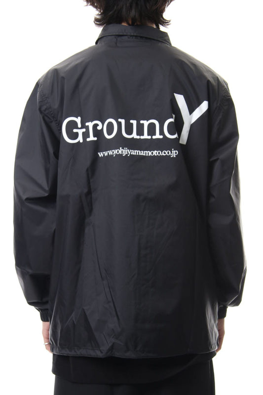 Logo print coach jacket