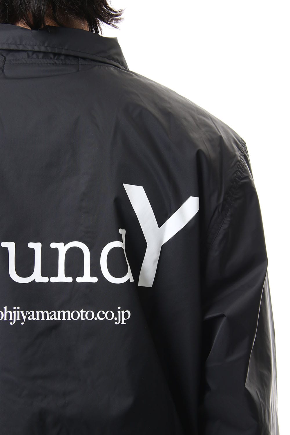 Logo print coach jacket