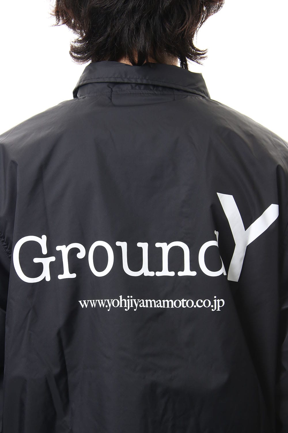 Logo print coach jacket