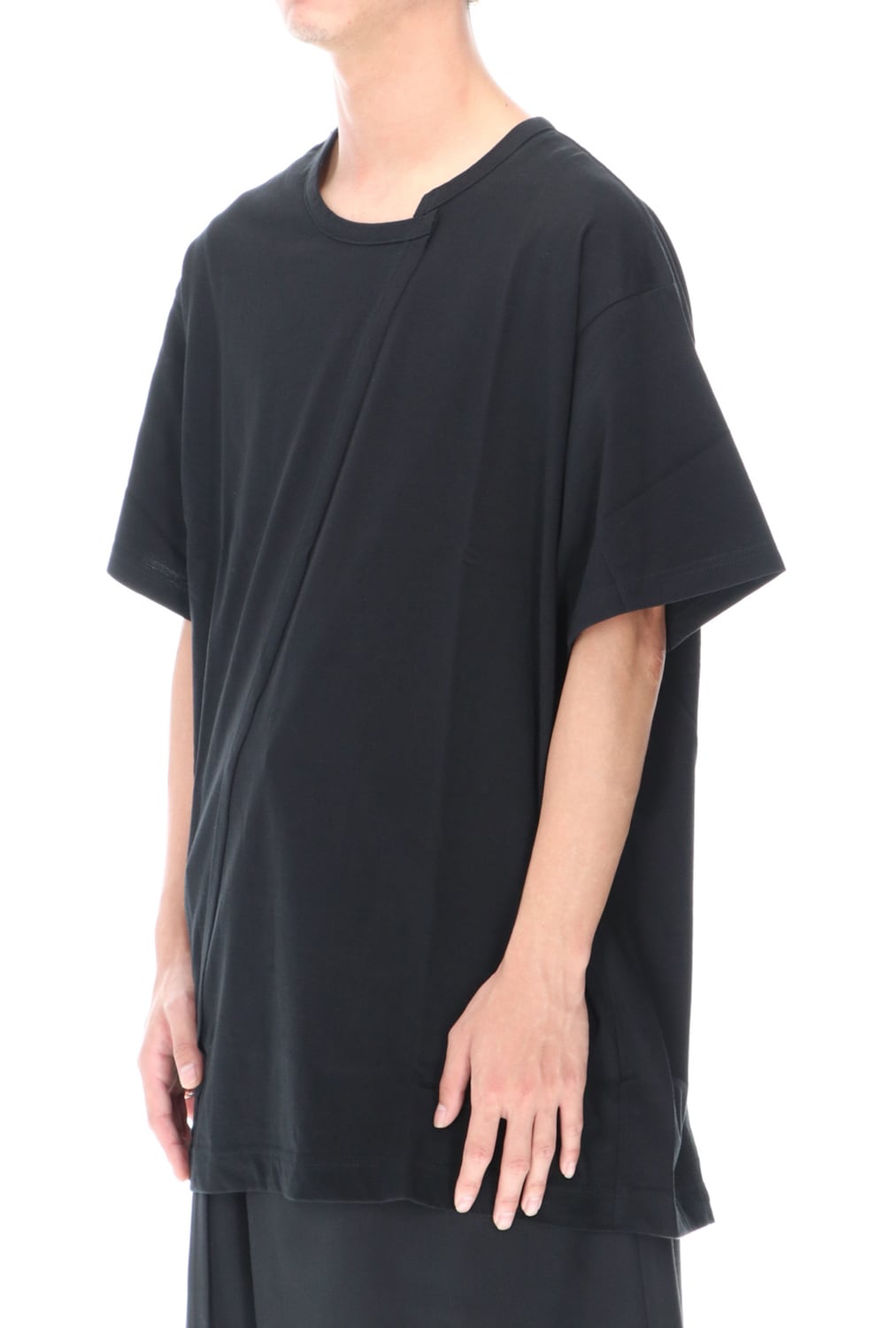 Jersey Back and Front Difference T Black