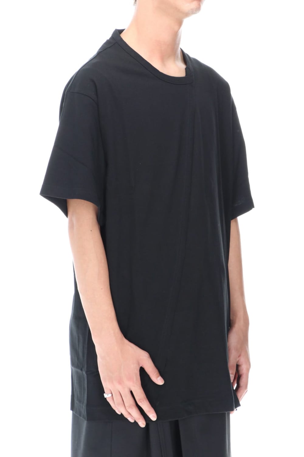 Jersey Back and Front Difference T Black