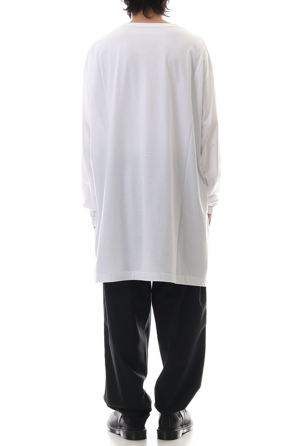 Jumbo Long Sleeve 30/C Tight Tension Jersey White