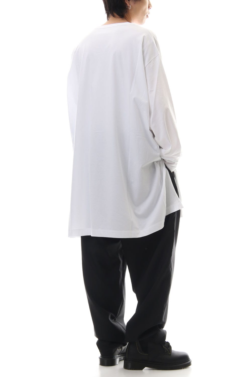 Jumbo Long Sleeve 30/C Tight Tension Jersey White