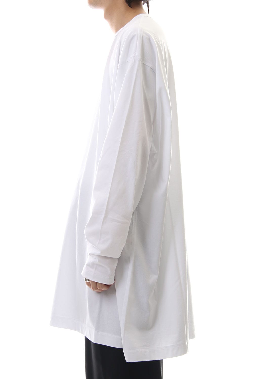 Jumbo Long Sleeve 30/C Tight Tension Jersey White