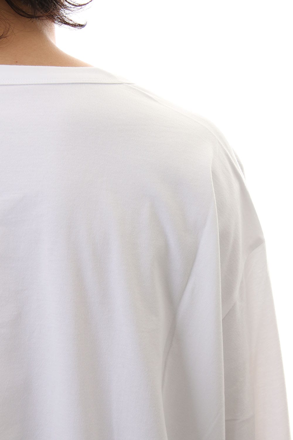 Jumbo Long Sleeve 30/C Tight Tension Jersey White
