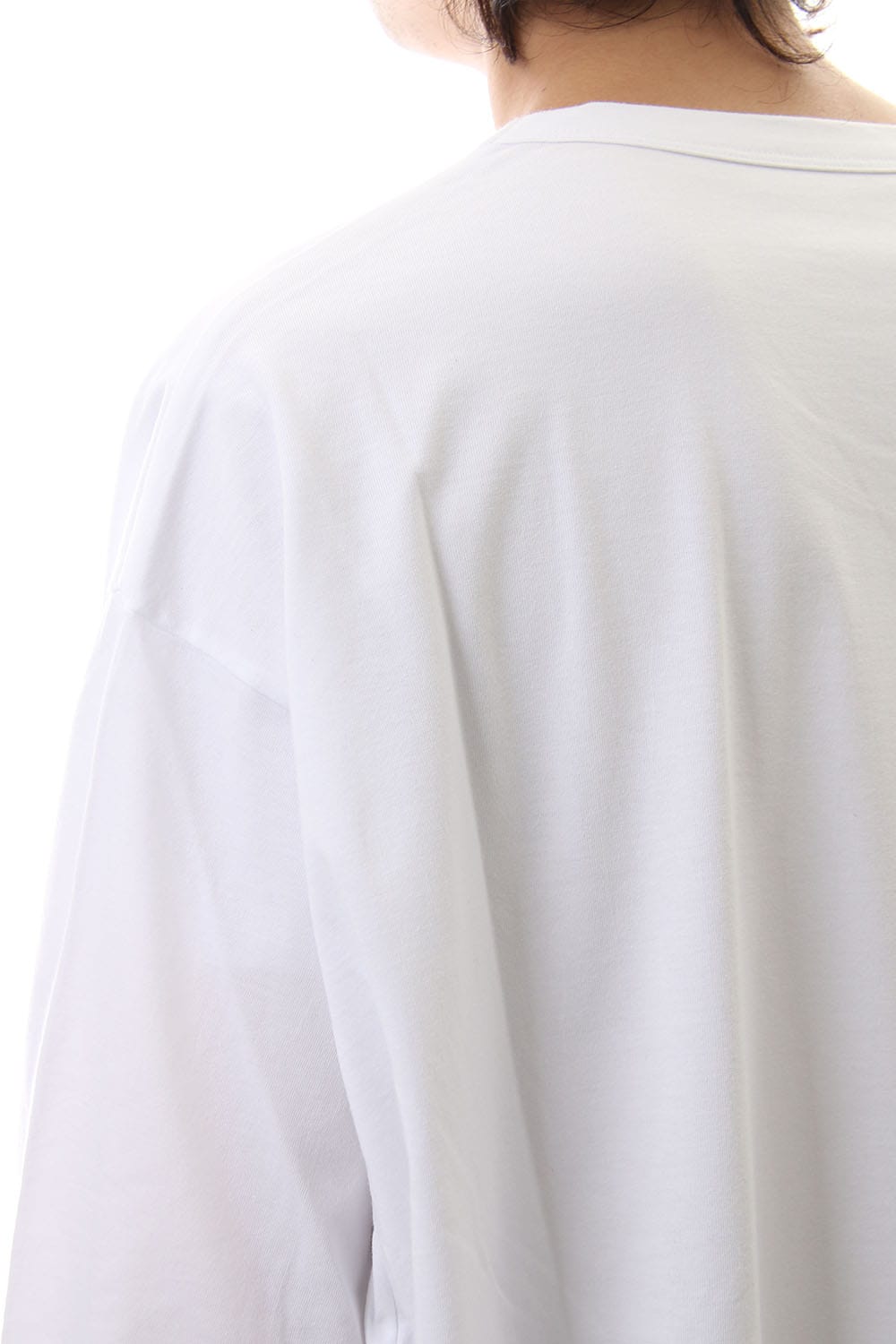 Jumbo Long Sleeve 30/C Tight Tension Jersey White