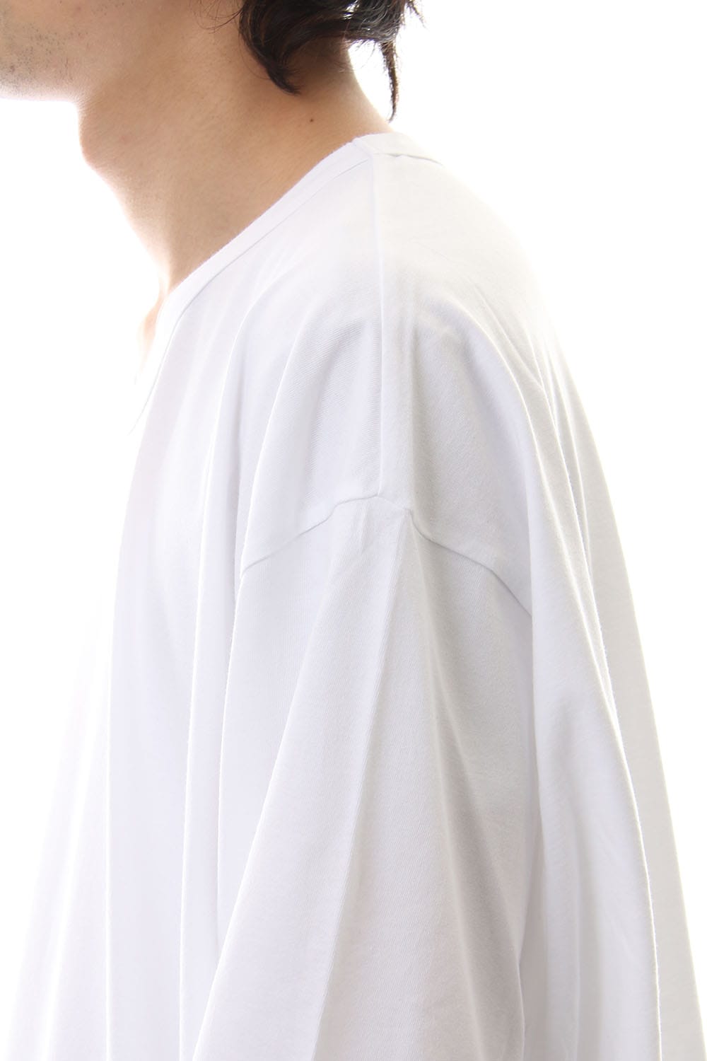 Jumbo Long Sleeve 30/C Tight Tension Jersey White