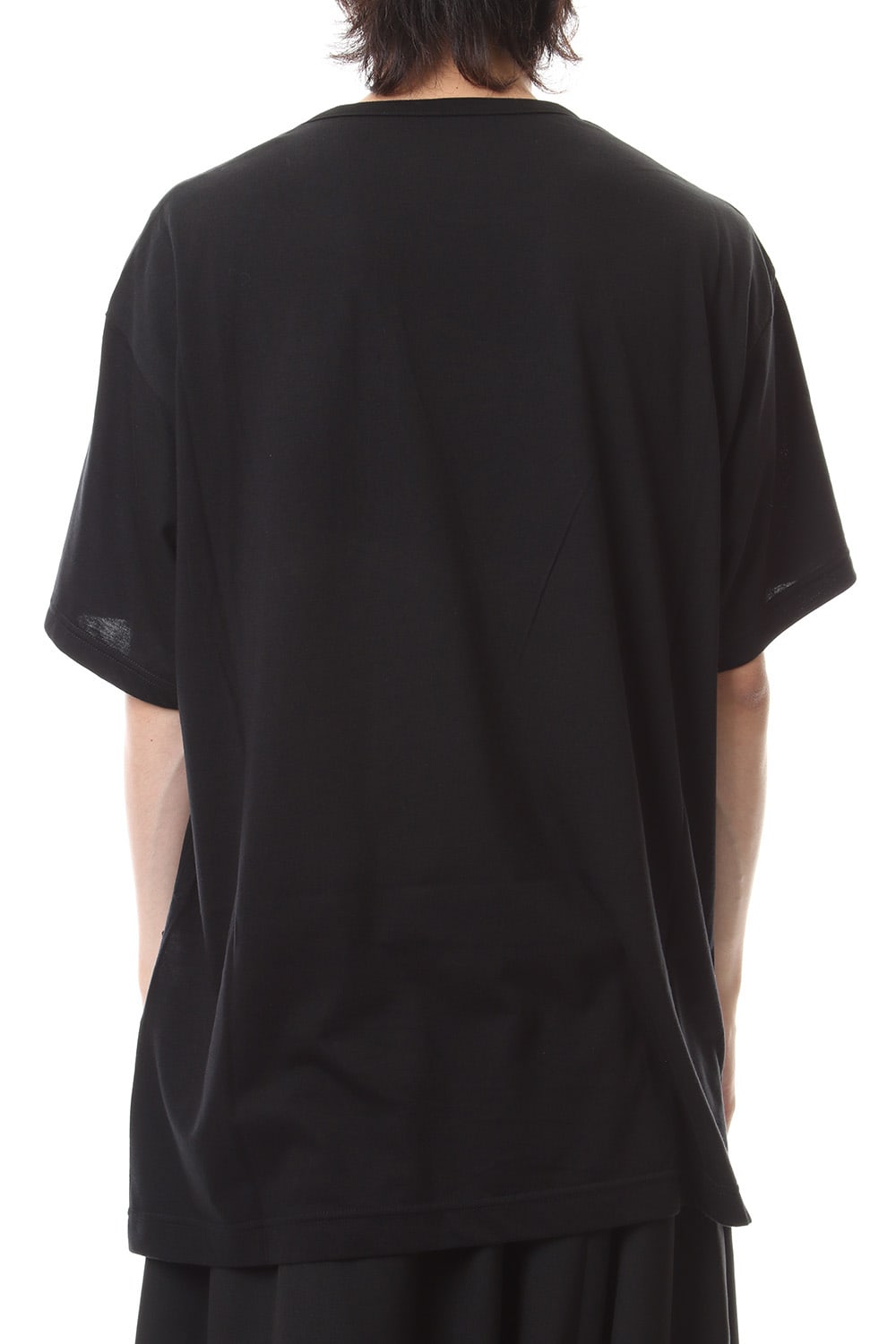 Straight vertical line Short sleeve