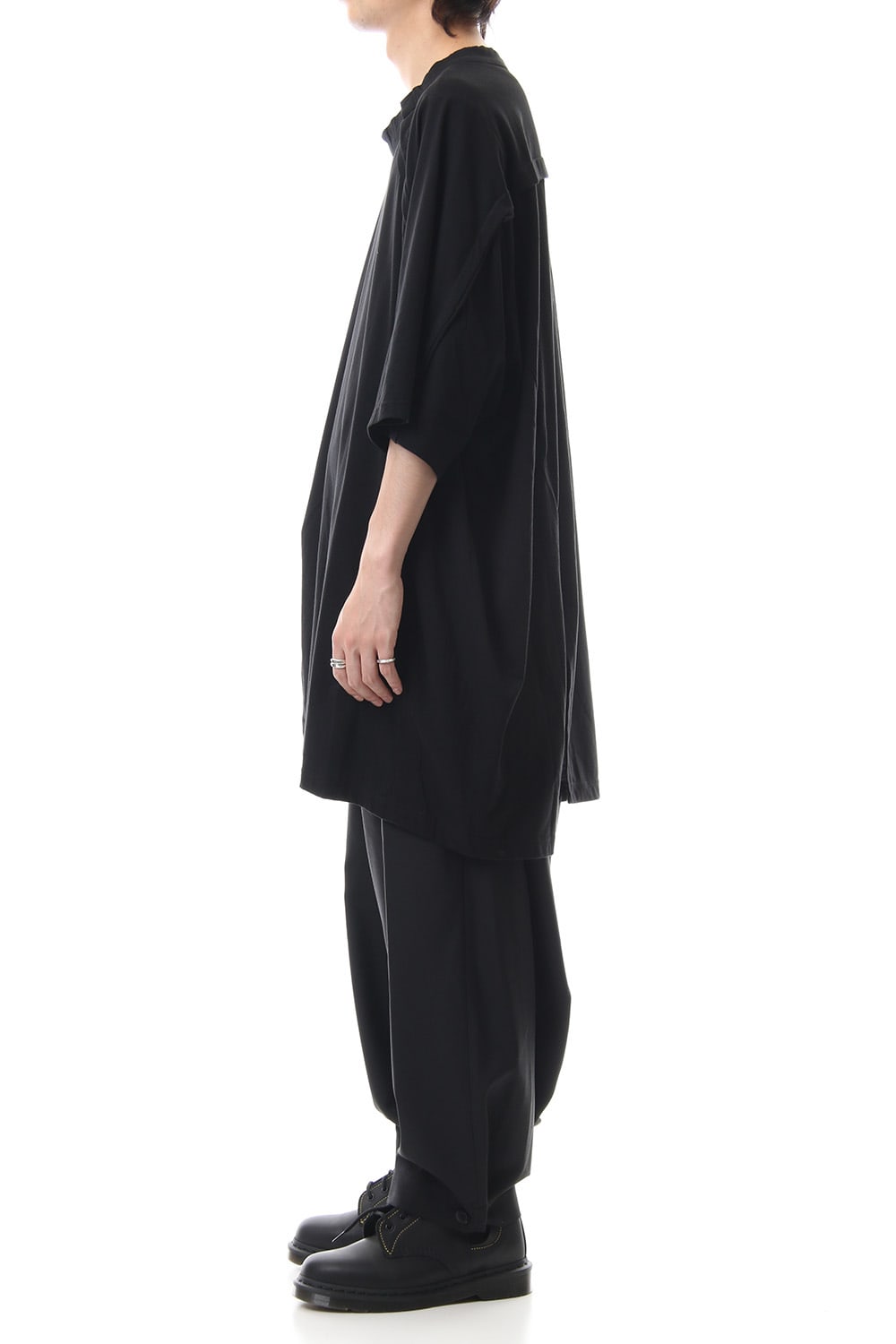 Front raglan slit Short sleeve Tee