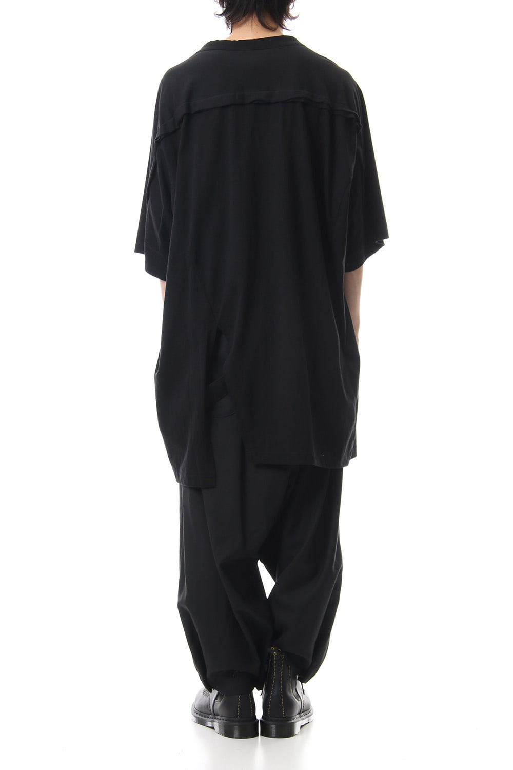 Front raglan slit Short sleeve Tee