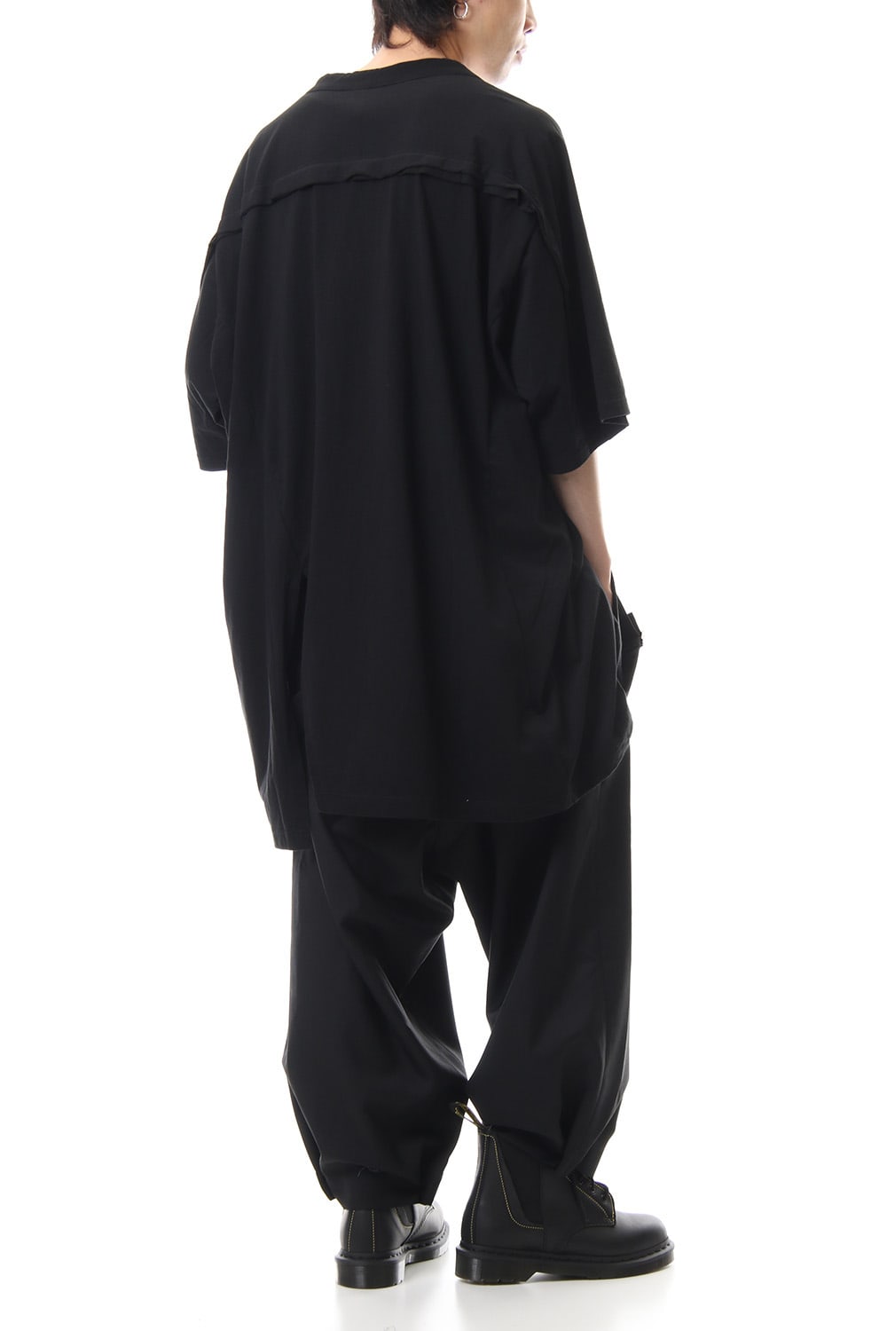 Front raglan slit Short sleeve Tee