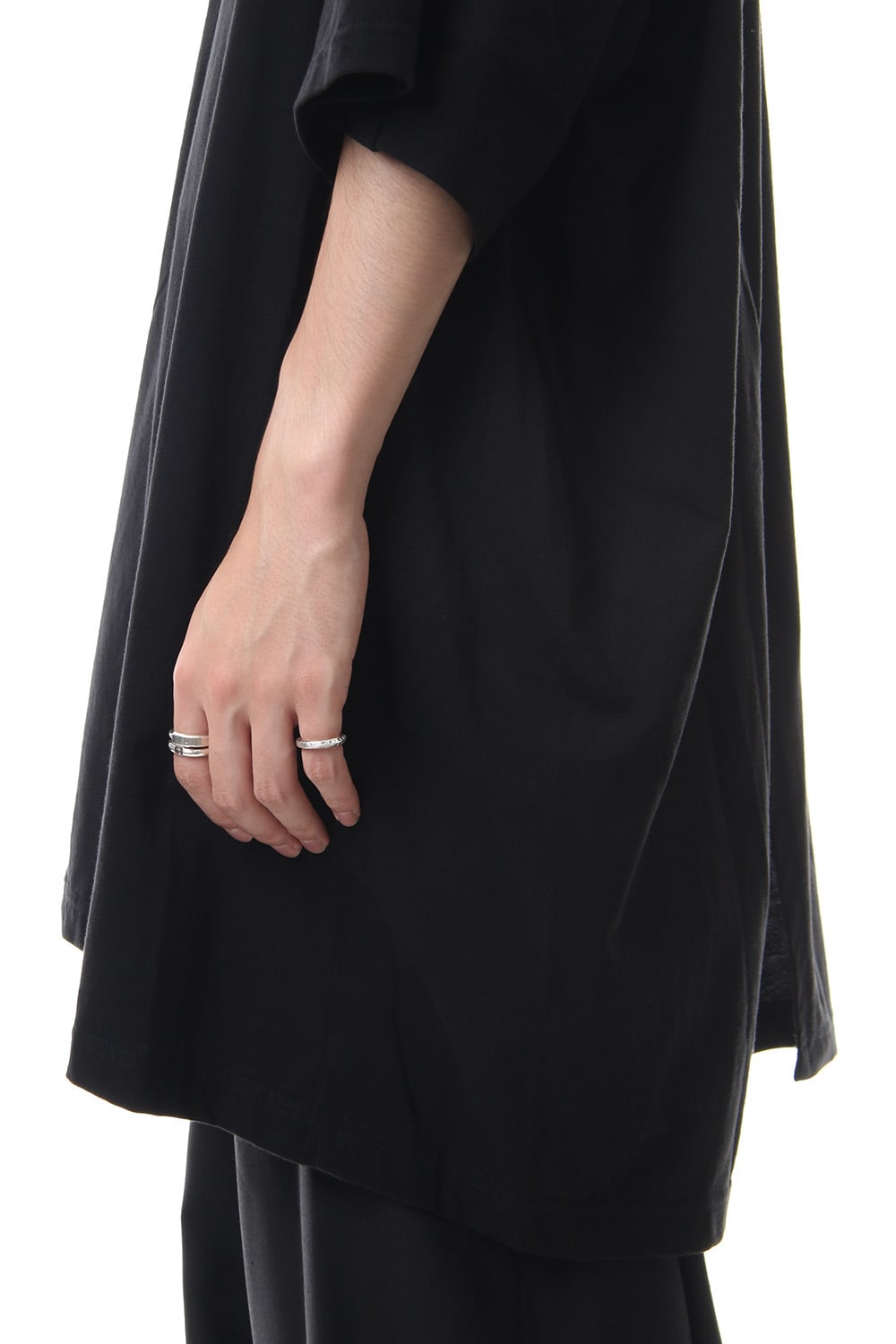 Front raglan slit Short sleeve Tee