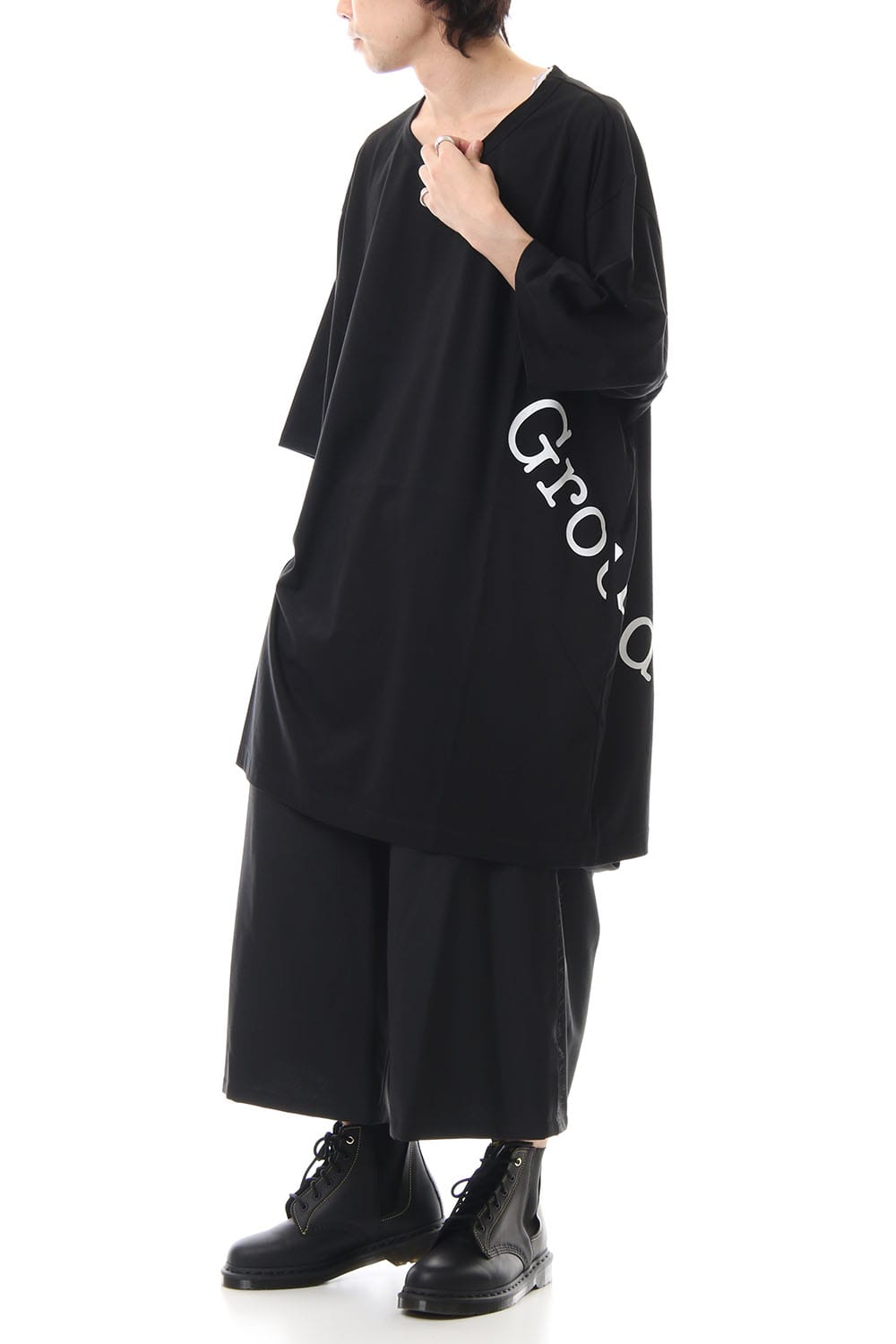 Ground Y Logo jumbo Cut & sew