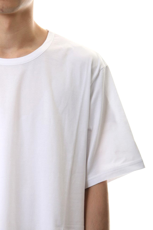 Side drape cut sew White