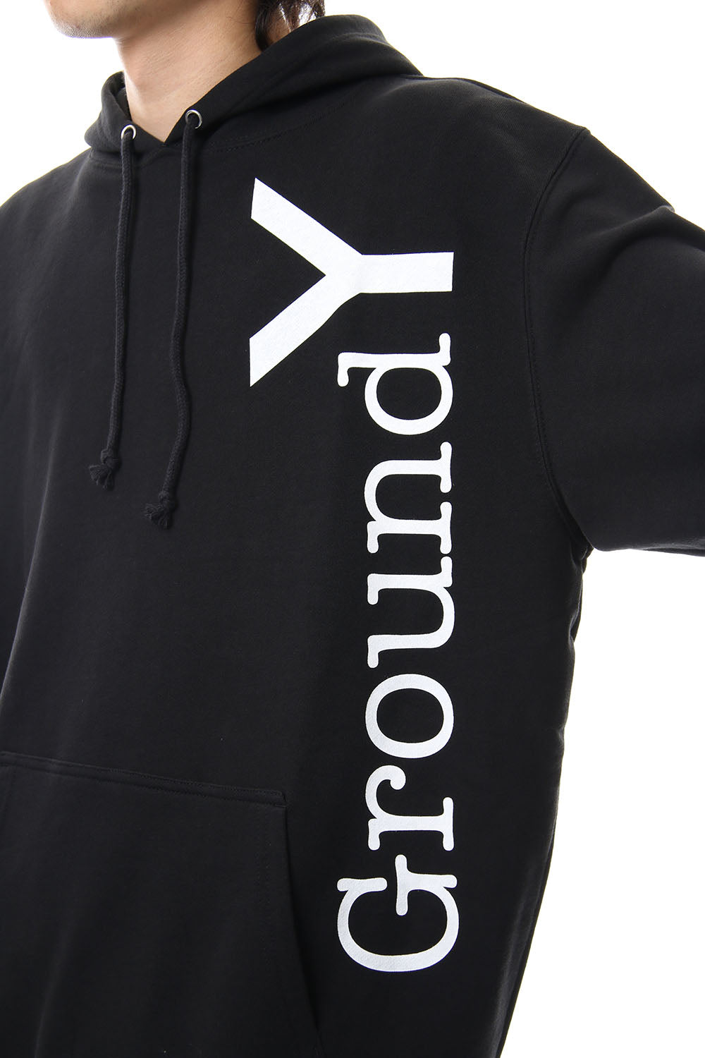 Logo print hoodie