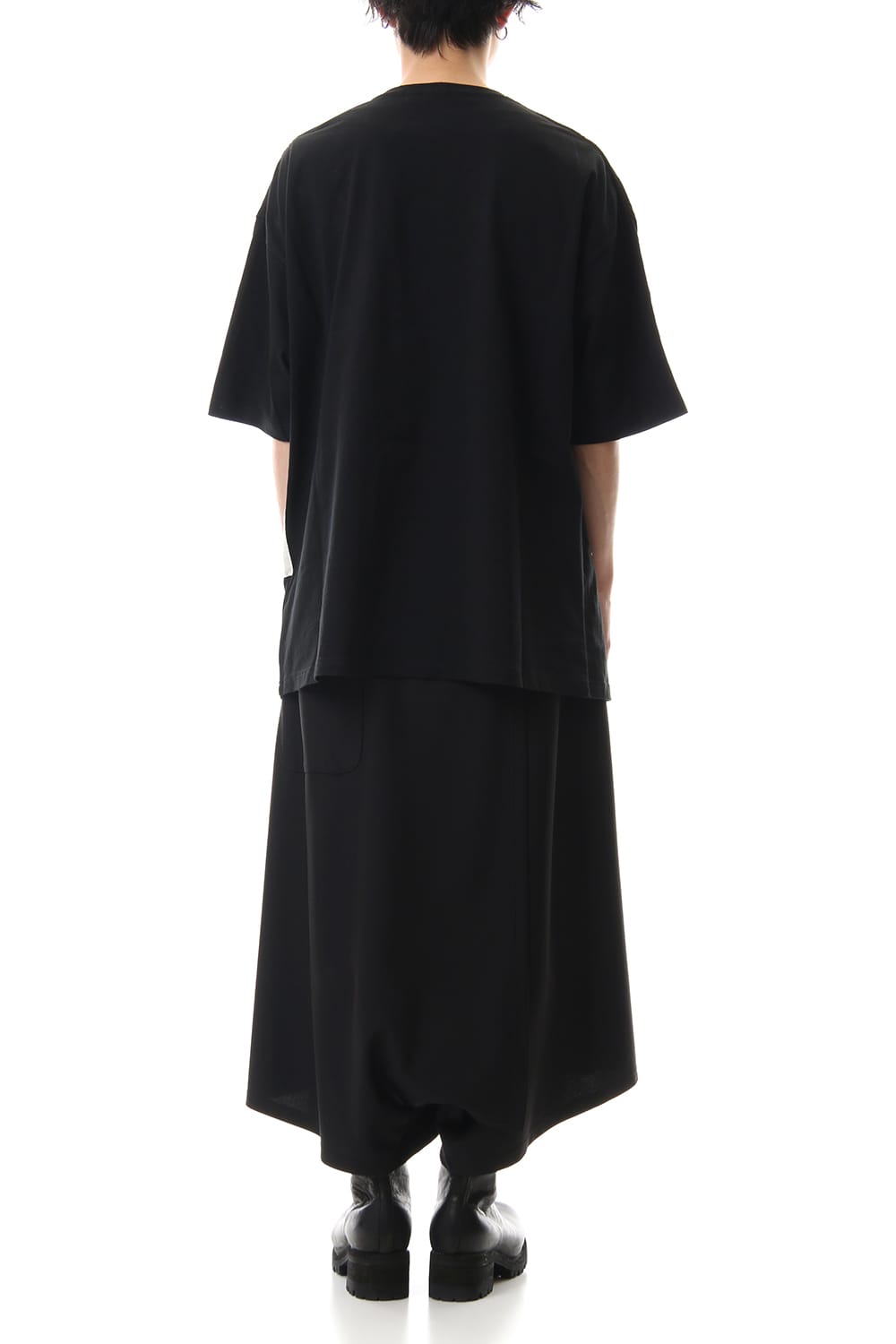 Patchwork cut A S/S T-shirt