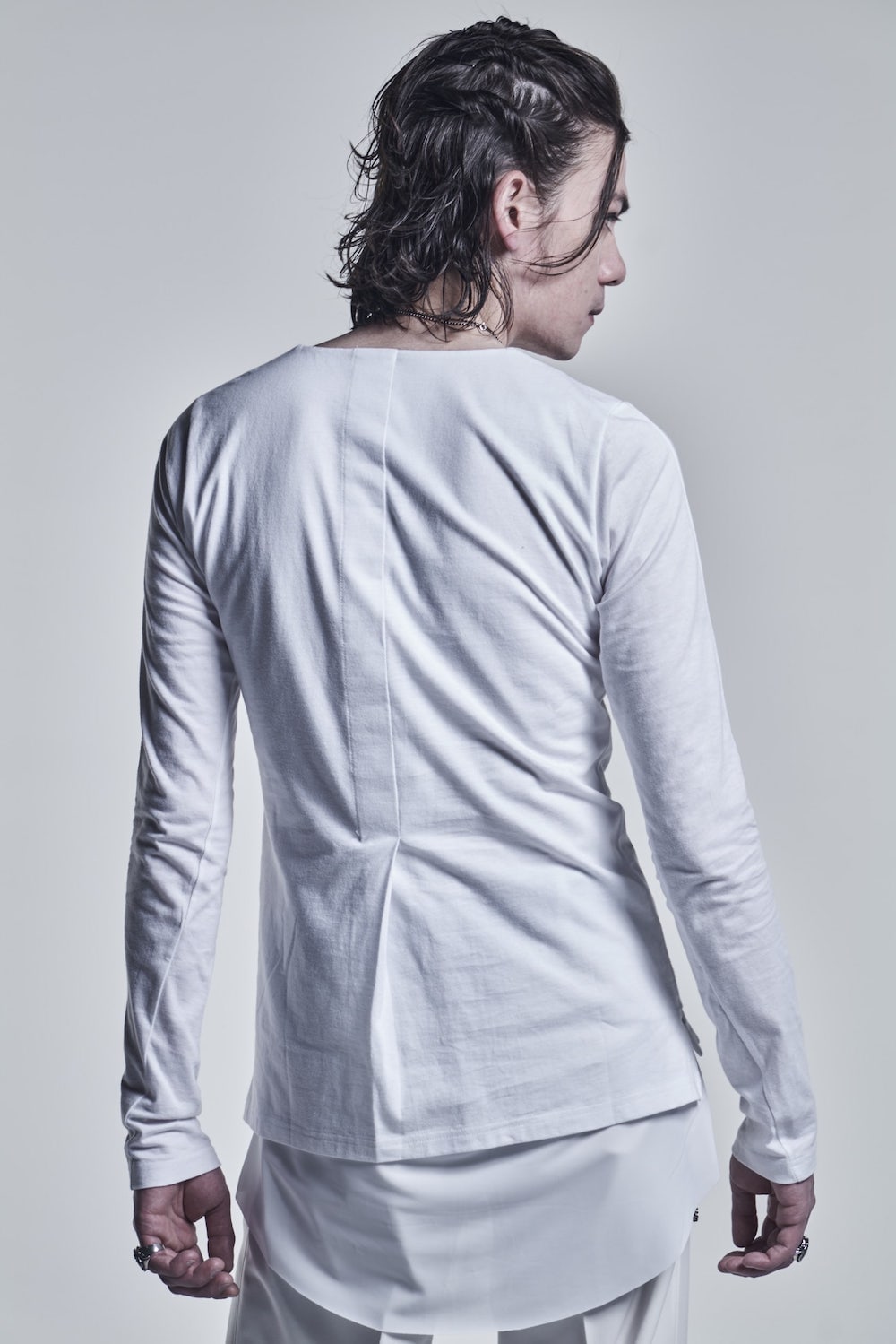 Layered Frill T-Shirts White/White