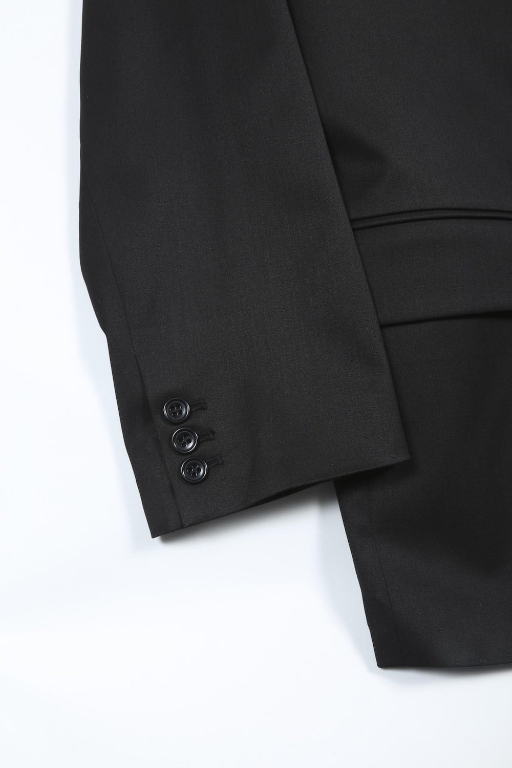 Peaked Lapel Daddy Jcaket (Black)