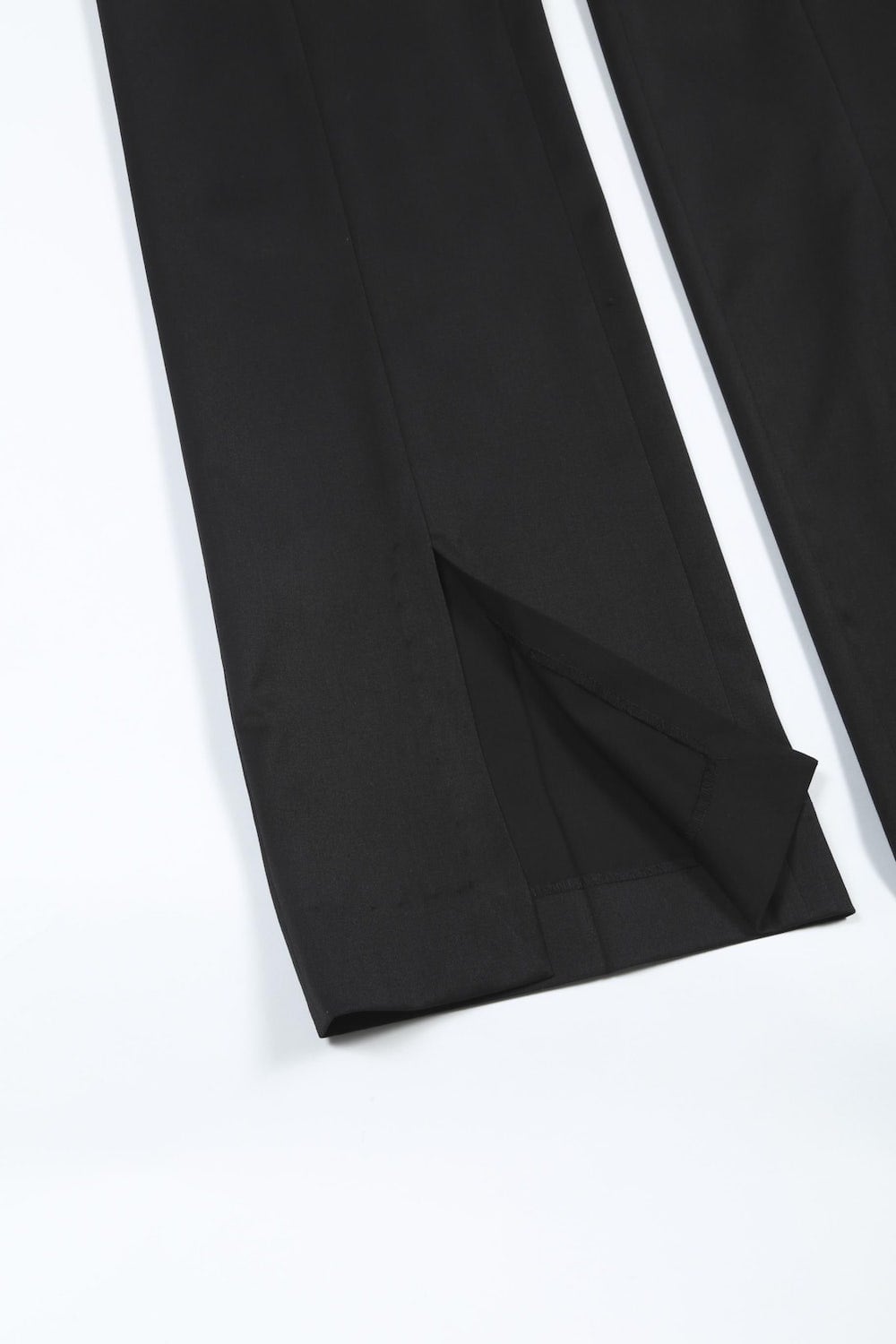 Slit Flare Pants (Black)