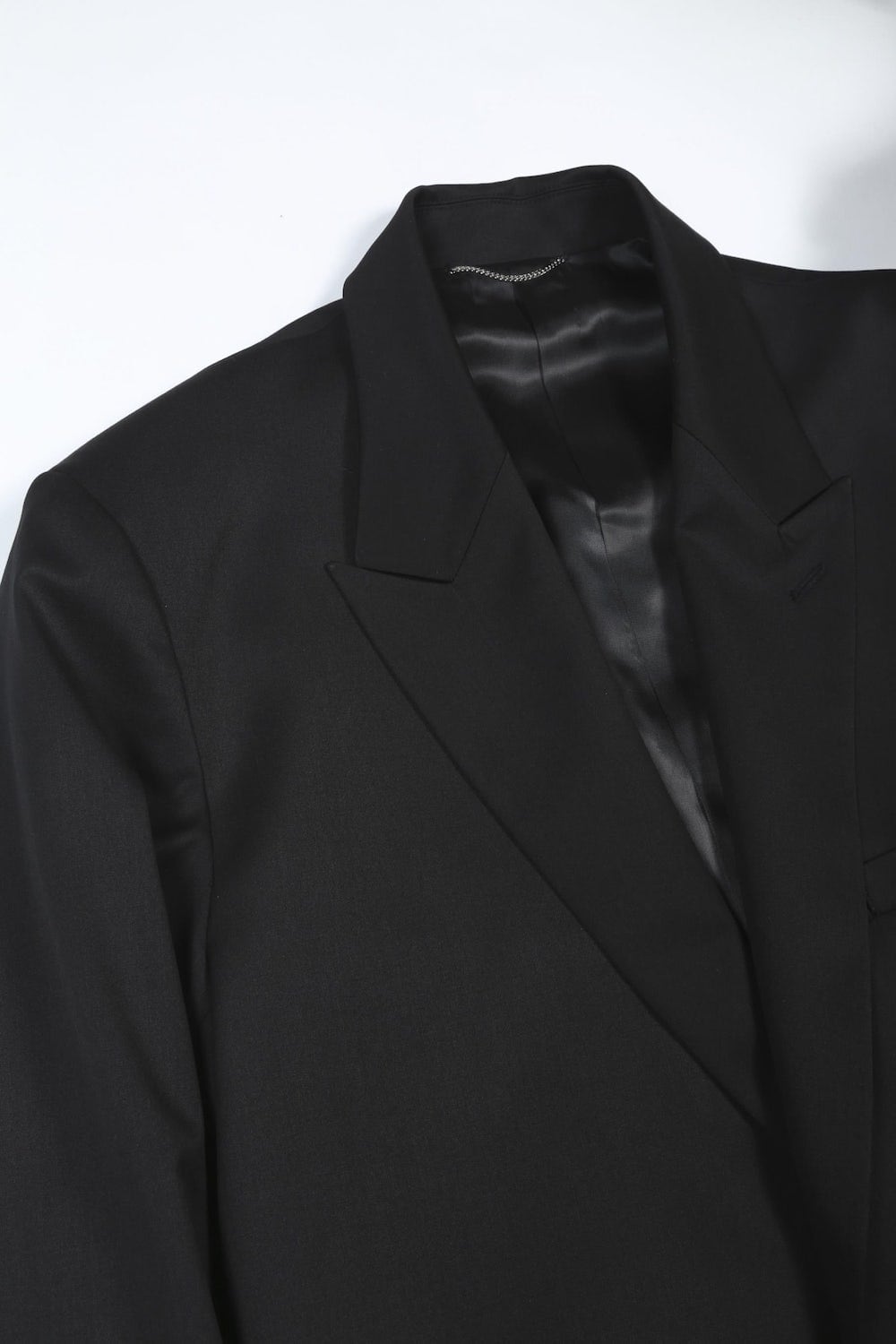 Peaked Lapel Daddy Jcaket (Black)