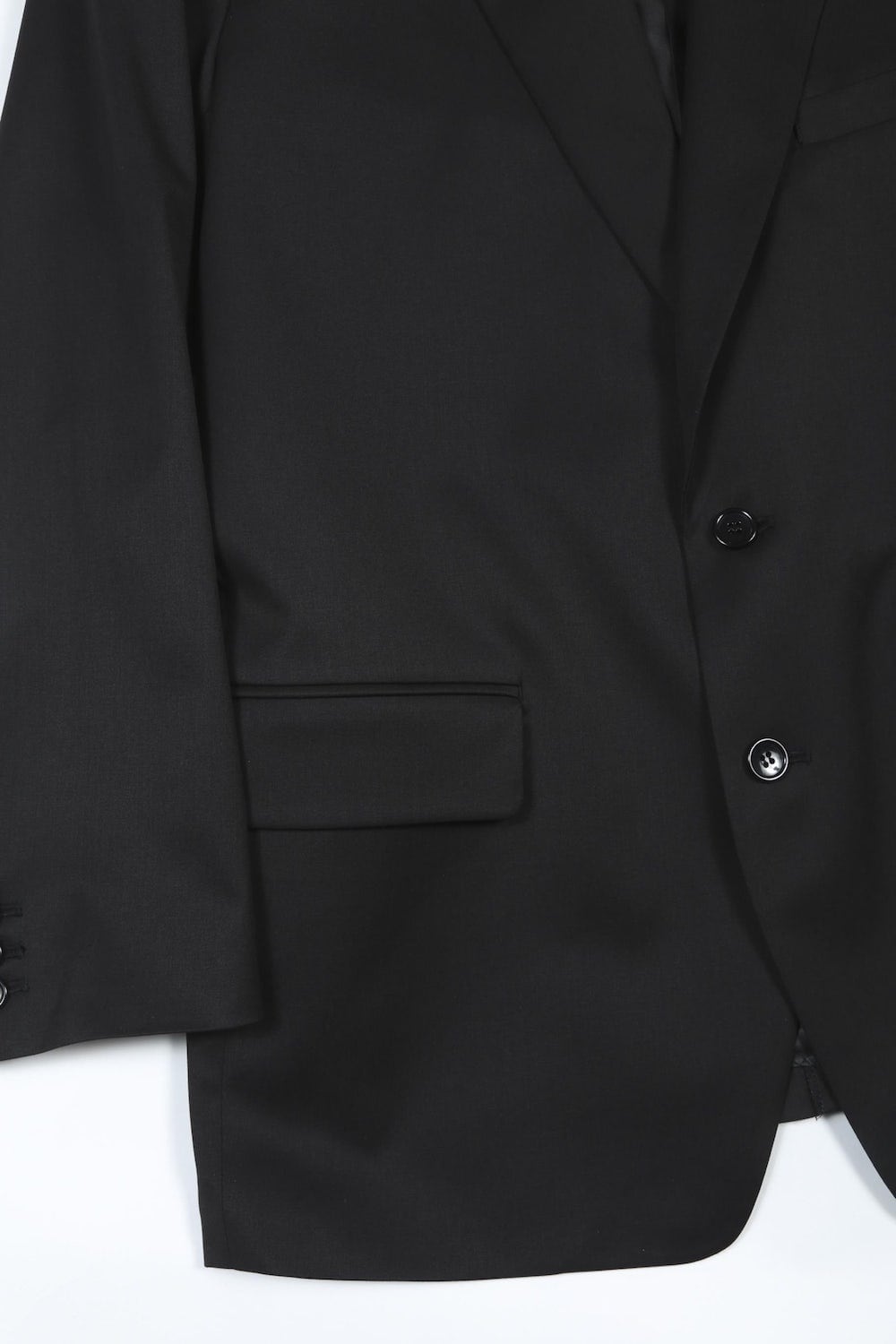 Peaked Lapel Daddy Jcaket (Black)