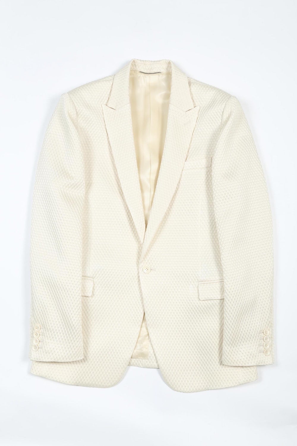 Jacquard 1B Jacket (Cream)