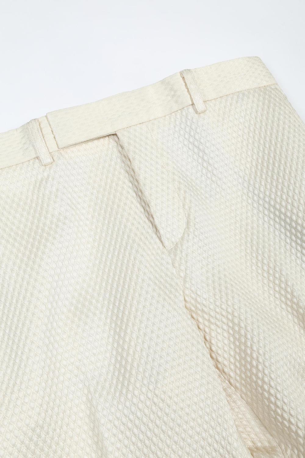 Jacquard Pants (Cream)