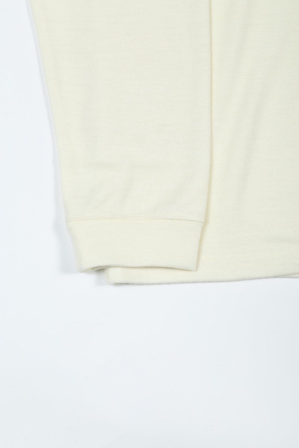 Washable Wool Crewneck Pullover (Cream)