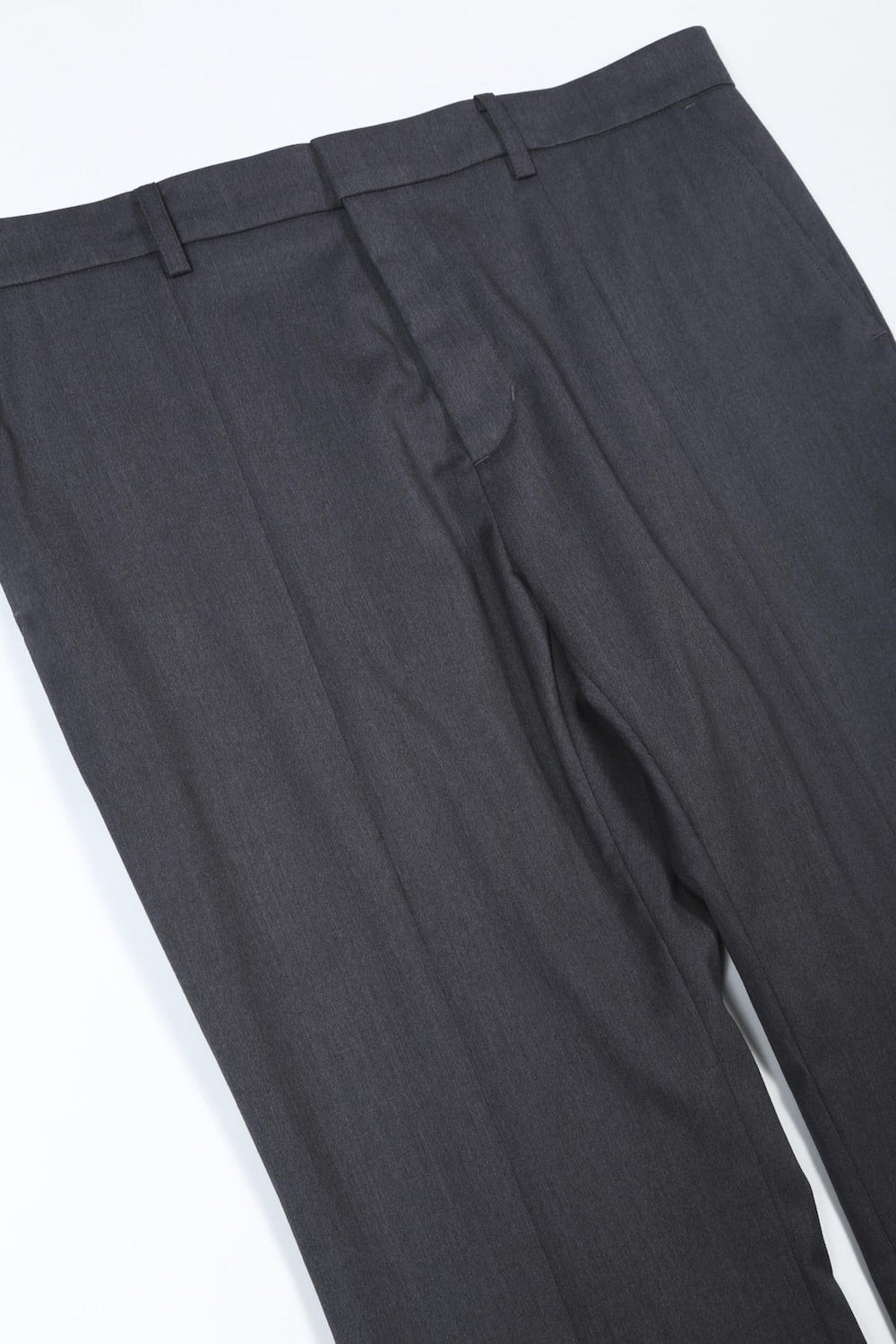 Slit Flare Pants (Charcoal)