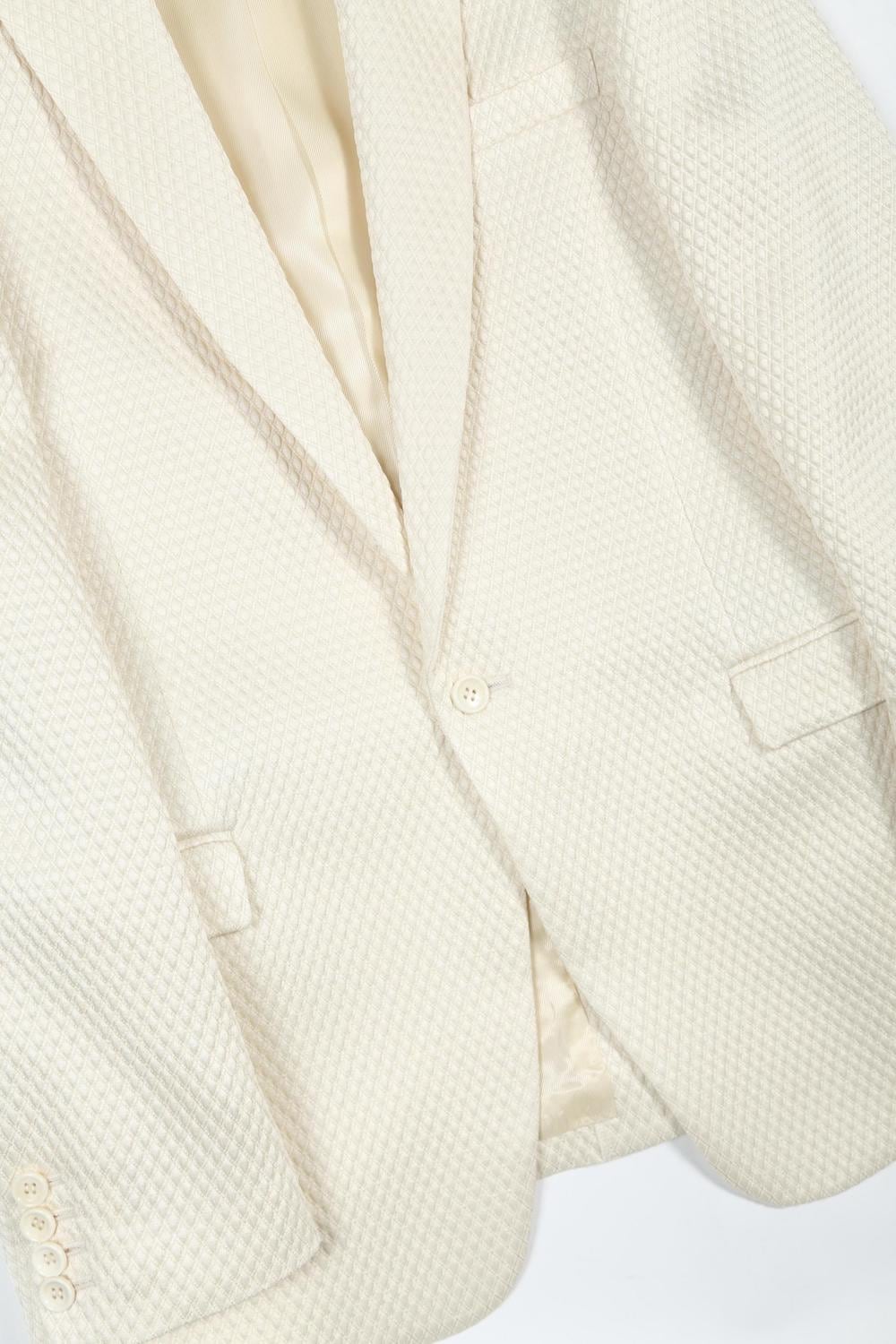 Jacquard 1B Jacket (Cream)